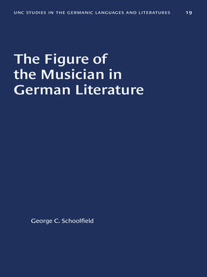 cover image of The Figure of the Musician in German Literature